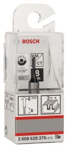 Bosch - Standard Seri Ahşap İçin Tek Oluklu, Sert Metal Düz Freze Ucu 8*3*51 mm