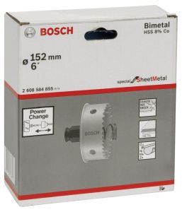 Bosch - Special Serisi Metal Ve Inox Malzemeler için Delik Açma Testeresi (Panç) 152 mm