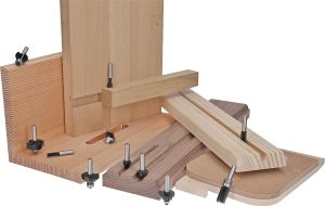 Bosch - Standard Seri Ahşap İçin Çift Oluklu, Sert Metal Düz Freze Ucu 8*8*51 mm