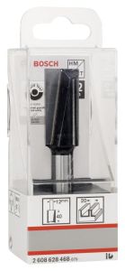 Bosch - Standard Seri Ahşap İçin Çift Oluklu, Sert Metal Ekstra Uzun Düz Freze Ucu 12*20*81mm