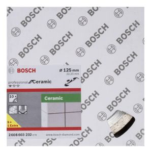Bosch - Standard Seri Seramik İçin, 9+1 Elmas Kesme Diski Set 125mm - 2608603232