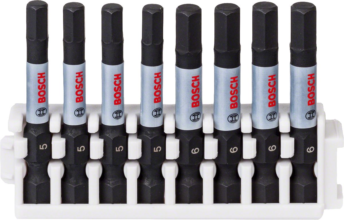 Bosch - Impact Control Serisi Vidalama Ucu 8'li H5x4/H6x4 *50mm - 2608522332