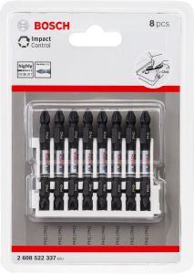 Bosch - Impact Control Serisi Çift Taraflı Vidalama Ucu 8'li PH2 *65mm
