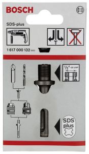 Bosch - Mandren Adaptörü SDS-Plus - 1/2''-20 UNF - 1617000132