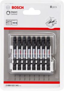 Bosch - Impact Control Serisi Çift Taraflı Vidalama Ucu 8'li T30 *65mm