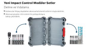Bosch - Impact Control Serisi Çift Taraflı Vidalama Ucu 8'li T30 *65mm