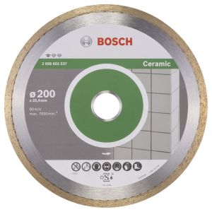 Bosch - Standard Seri Seramik İçin Elmas Kesme Diski 200 mm