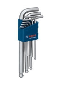 Bosch Profesyonel Alyan Anahtar Takımı Hex 9 Parça (1,5-10mm) - 1600A01TH5