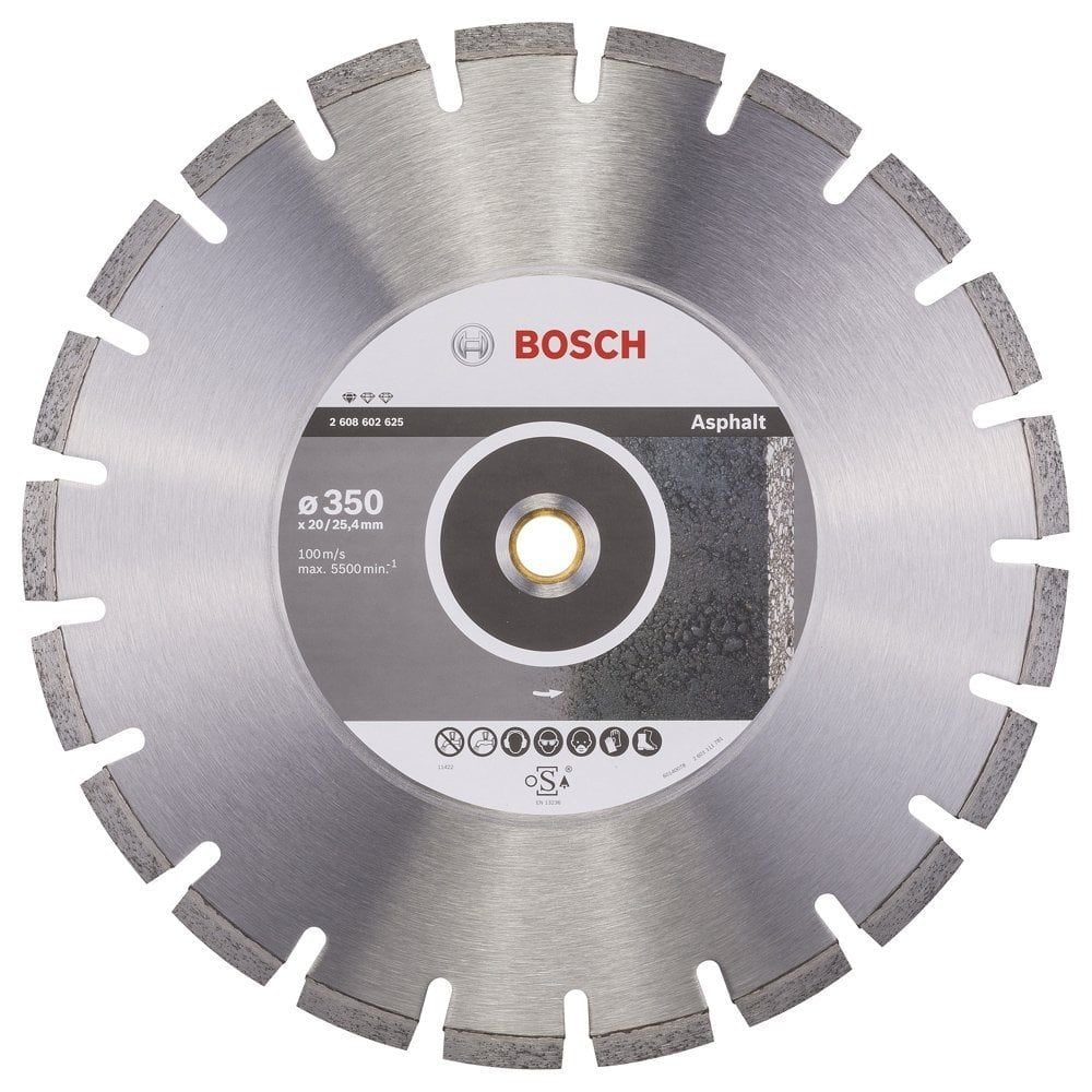 Bosch - Standard Seri Asfalt İçin Elmas Kesme Diski 350 mm - 2608602625