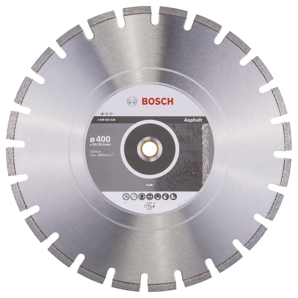 Bosch - Standard Seri Asfalt İçin Elmas Kesme Diski 400 mm - 2608602626