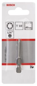 Bosch - Extra Hard Serisi Vidalama Ucu T10*49 mm 1'li