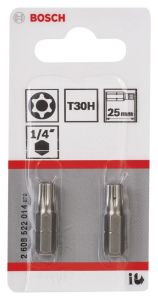Bosch - Extra Hard Serisi Security-Torx® Vidalama Ucu T30H*25 mm 2li