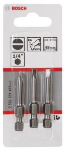 Bosch - Extra Hard Serisi S0,5x4,0*49 mm 3'lü