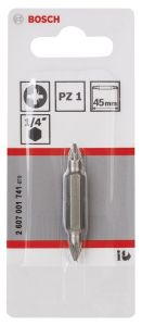 Bosch - Çift Taraflı Vidalama ucu PZ1xPZ1*45 mm 1'li