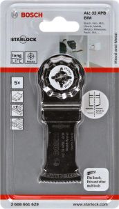 Bosch - Starlock - AIZ 32 APB - BIM Ahşap ve Metal İçin Daldırmalı Testere Bıçağı 5'li