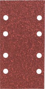 Bosch - Titreşimli Zımpara Kağıdı 10'lu, 93 x 185 mm 40 Kum 8 Delik