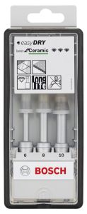 Bosch - Best Serisi, Matkap İçin Seramik Kuru Elmas Delici 6/8/10 mm 3 Parça Set