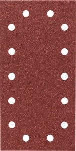 Bosch - Titreşimli Zımpara Kağıdı 10'lu, 115 x 230 mm 60 Kum 14 Delik