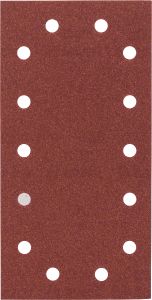 Bosch - Titreşimli Zımpara Kağıdı 10'lu, 115 x 230 mm 120 Kum 14 Delik