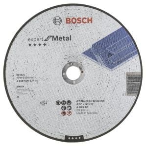 Bosch - 230*3,0 mm Expert Serisi Düz Metal Kesme Diski (Taş) - 2608600324