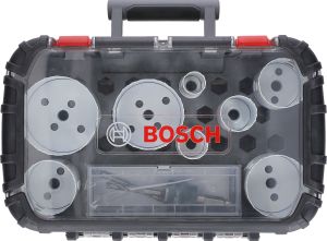 Bosch - Yeni Progressor Serisi Delik Açma Testeresi (Panç) Seti 11 Parça Ø 25-32-40-54-60-68-76-86 mm - 2608594194