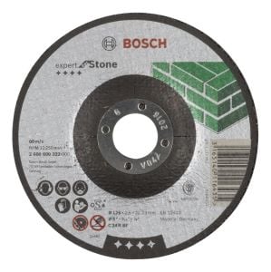 Bosch - 125*2,5 mm Expert Serisi Bombeli Taş Kesme Diski (Taş) - 2608600222
