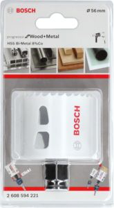 Bosch - Yeni Progressor Serisi Ahşap ve Metal için Delik Açma Testeresi (Panç) 56 mm
