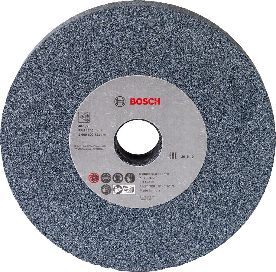 Bosch - 200*25*32 mm GSM 200/D İçin 36 Kum Taşlama Taşı - 2608600111