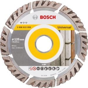 Bosch - Standard Seri Genel Yapı Malzemeleri İçin Elmas Kesme Diski 125 mm - 2608615059