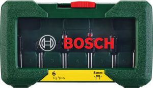 Bosch - 6 Parça Freze Seti 8 mm Şaftlı - 2607019463
