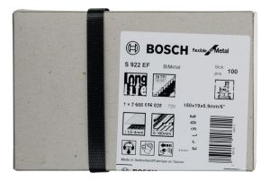 Bosch - Flexible Serisi Metal için Panter Testere Bıçağı S 922 EF - 100'lü - 2608656028