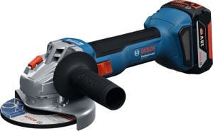 Bosch GWS 18V-8 (2x4Ah) Çift Akülü Taşlama Makinesi - 06019N9020
