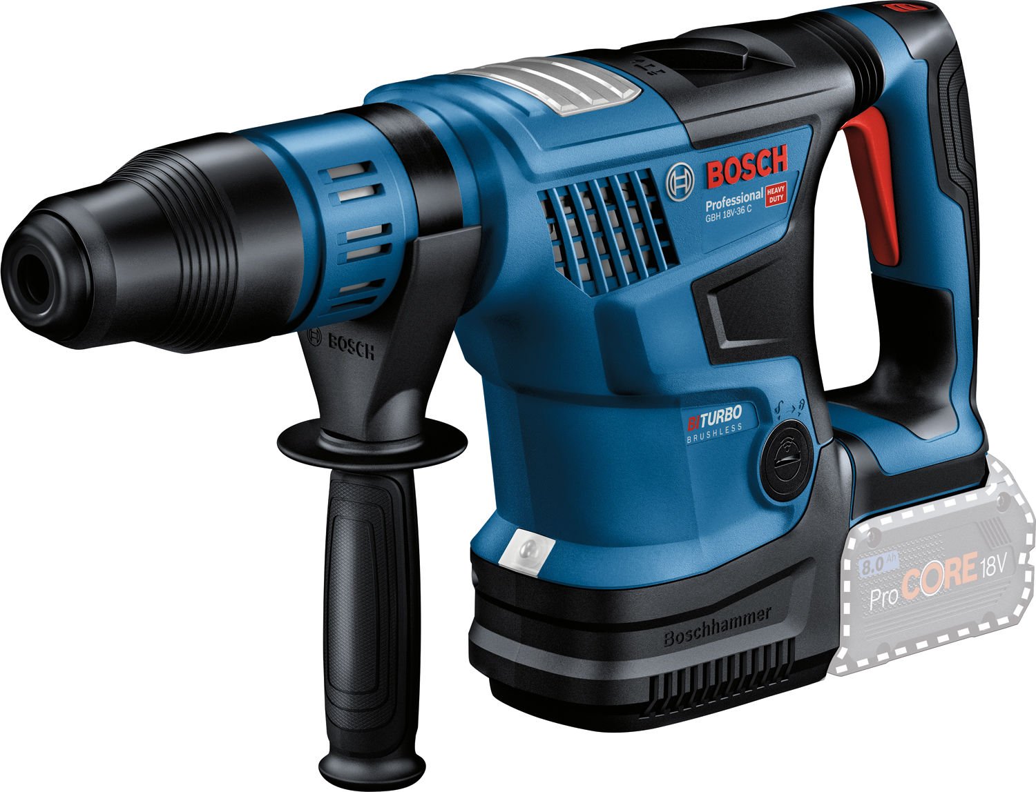 Bosch GBH 18V-36 C Akülü Kırıcı Delici Matkap (SOLO) - 0611915021