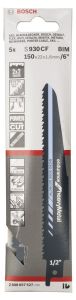 Bosch - Endurance Serisi Ağır Metal için Panter Testere Bıçağı S 930 CF - 5'li - 2608657527