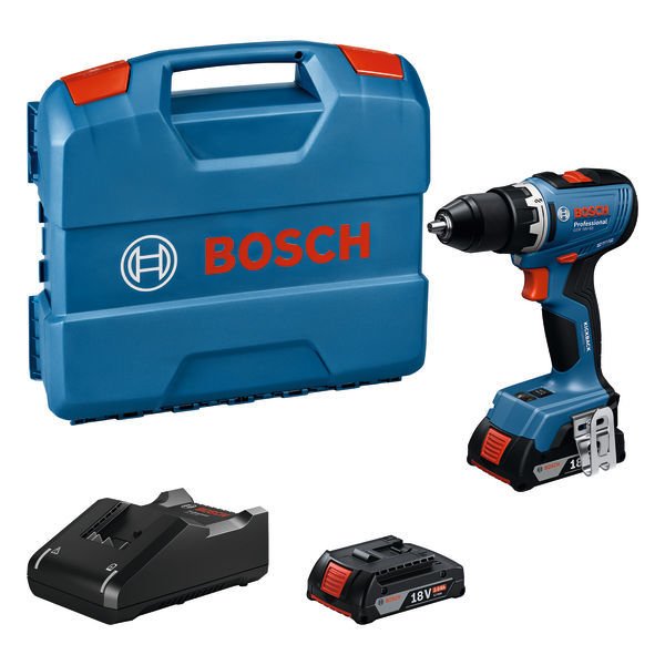 Bosch GSR 18V-65 (2X2Ah) Çift Akülü Delme Vidalama Makinesi - 06019N3000