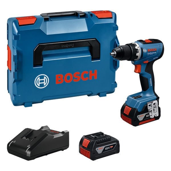 Bosch GSR 18V-65 (2X5Ah) Çift Akülü Delme Vidalama Makinesi - 06019N3003
