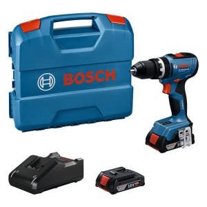 Bosch GSB 18V-65 (2X2Ah) Çift Akülü Delme Vidalama Makinesi - 06019N3100