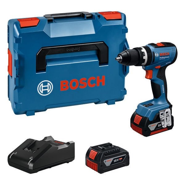 Bosch GSB 18V-65 (2X5Ah) Çift Akülü Delme Vidalama Makinesi - 06019N3103
