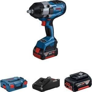 Bosch GDS 18V-1000 (2X5Ah) Akülü Darbeli Somun Sıkma Makinesi - 06019J8304
