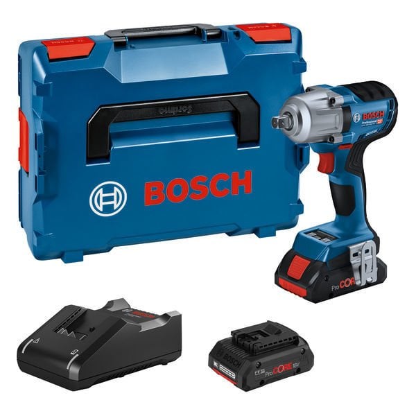 Bosch GDS 18V-450 PC (2X4Ah)(ProCore) Akülü Darbeli Somun Sıkma Makinesi - 06019K4102