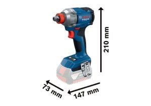 Bosch GDX 18V-285 (2X4Ah) Çift Akülü Darbeli Somun Sıkma Makinesi - 06019N2102