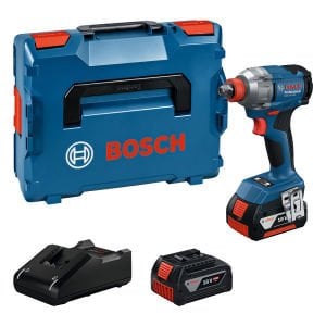 Bosch GDX 18V-285 (2X4Ah) Çift Akülü Darbeli Somun Sıkma Makinesi - 06019N2102