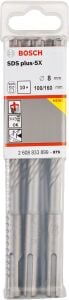 Bosch - SDS-Plus-5X Serisi Kırıcı Delici Matkap Ucu 8*160 mm 10'lu - 2608833899