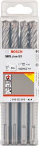 Bosch - SDS-Plus-5X Serisi Kırıcı Delici Matkap Ucu 12*160 mm 10'lu - 2608833905