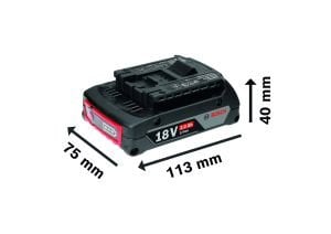 Bosch GBA 18V 2Ah Akü - 1600Z00036