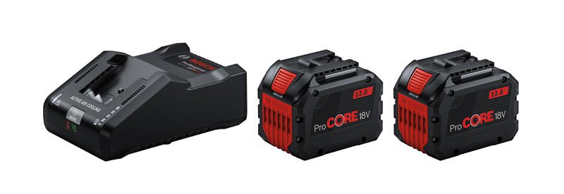 Bosch Başlangıç Seti 18V 2X12Ah Procore Akü + GAL 18V-160 C - 1600A02T5W