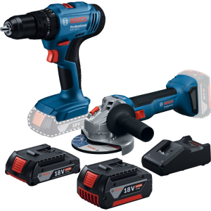 Bosch GWS 18V-8 + GSB 183 Li (1x5Ah + 1x2Ah) Çift Akülü Set - 06019K9122