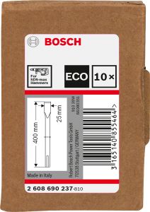 Bosch - SDS-Max Şaftlı Yassı Keski 400*25 mm 10'lu EKO - 2608690237