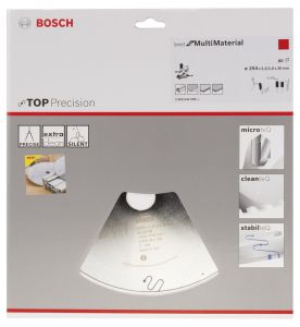 Bosch - Best Serisi Hassas Kesim Çoklu Malzeme için Daire Testere Bıçağı 254*30 mm 80 Diş