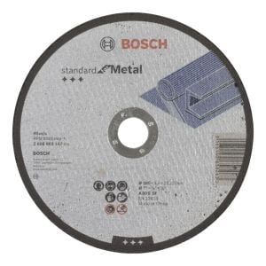 Bosch - 180*3,0 mm Standard Seri Düz Metal Kesme Diski (Taş) - 2608603167